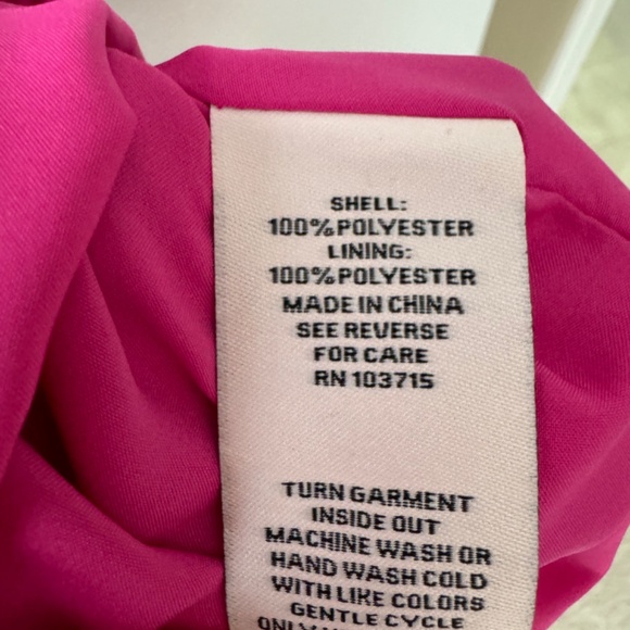 NANETTE LEPORE Christa A-Line Pleated Midi Dress Pink 8 NWT - Picture 8 of 9